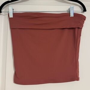 QINSEN Rust Tube Top